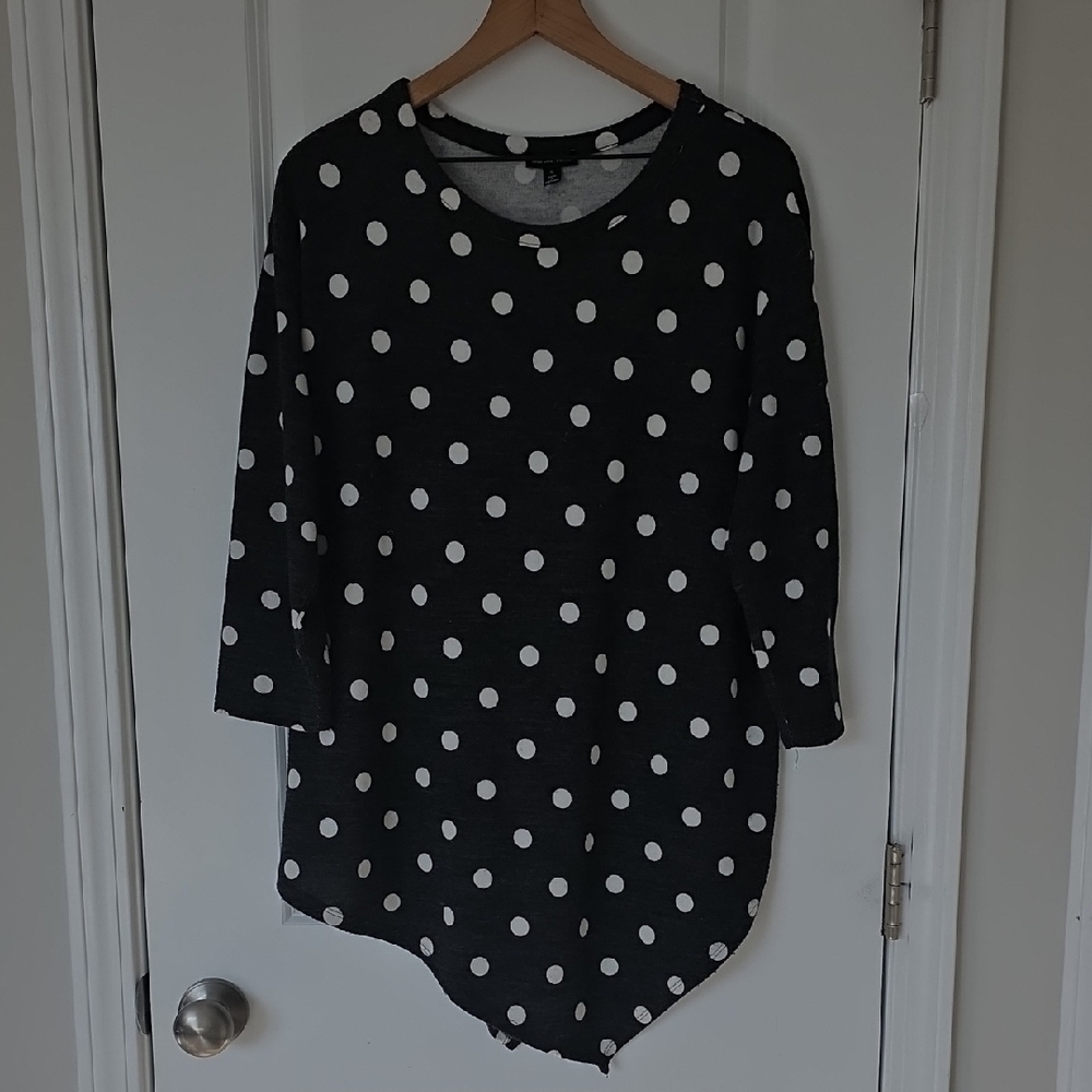Cha Cha Vente  Polka Dot Top Size XL